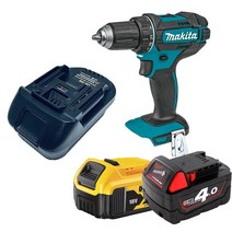 스매쉬 배터리 변환 젠더 아답터 디월트 밀워키 배터리 마끼다 본체 호환 DM18M 보쉬, 선택1. 디월트/밀워키 배터리-마끼다 본체 호환, 1개