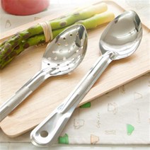 스텐 요리 뷔페 다대 서빙 스푼 대왕 큰 수저 숟가락, 키친 서빙스푼 13
