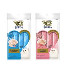 퓨리나 팬시피스트 퓨레키스 10g 4개입 고양이간식, 상세페이지 참조2, 닭가슴살퓨레 참치플레이크