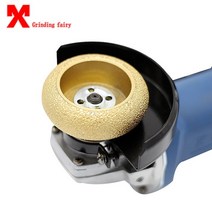 MX 로마 칼럼 반원형 오목면 그루브 앵글 그라인딩 머신 스톤 휠 헤드 골드 스틸, [03] thickness 20mm