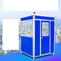 이동식주차부스 경비실 1.8미터급 배움터지킴이실, 1.2x1.5x2.15LWH
