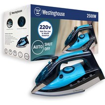 Westinghouse 220v 다리미 2500와트 스팀 및 자동 차단& 220~240 볼트 50/60 hz 번들 Dynastar 플러, 한개옵션0