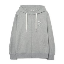 MLB 공용 베이직 백빅로고 오버핏 후드 집업3ATRB0231-43MGS