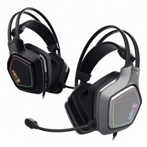 콕스 SCARLET 7.1 RGB 노이즈 캔슬링 헤드셋, 블랙