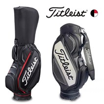 타이틀리스트 골프백 남성 여성 경량 캐디백 TB20SF4, 화이트/블랙