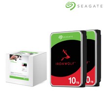 씨게이트 아이언울프 NAS HDD 4TB ST4000VN008 [2pack] 패키지, 10TB [2pack] 패키지