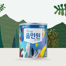 KCC 숲으로 올인원 3.78L 친환경페인트 실크벽지페인트 가구 방문 몰딩 철재 방화문, [반광]청색