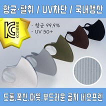 KC인증 골지 네오프렌 3D입체마스크 은나노 귀편한 숨쉬기편한 대형 KF 비말 덴탈 먼지차단 컬러 명품 패션, M, 골지네오 (화이트)