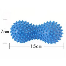 강아지짐볼 16cm 요가 볼 pvc 풍선 마사지 포인트 하프 핏 볼 밸런스 트레이너 안정제 체육관 필라테스 피트니스 밸런싱 볼, 하늘색