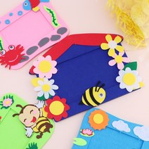 키득키득 DIY펠트부직포액자 [4종 택1], PA2554-꽃과꿀벌
