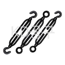 기타 짜게 턴버클 E&E 와이어턴버클 와이어로프 장력조절 와이어조절 케이디공구 KD09, 1개, 비도금 3/4