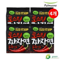 풀무원 고추기름 짜장면 4입 멀티팩, 4팩