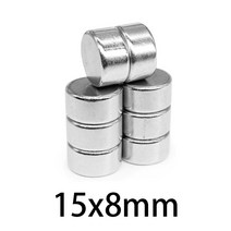 소형원형톱 전기톱 충전식 2/5/10/20/40PCS 15x8 Small Strong Round Magnets 15mmx8mm N35 circular Neodymium Magnet, [06] 40PCS