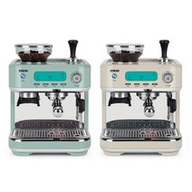 모즈스웨덴 올인원 에스프레소 반자동 커피머신 DMC-1300 / DMC-1301, 색상:블루이쉬그린