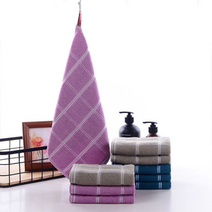 주방욕실 ABM 체크 고리타올 3개입(색상랜덤)(35x35cm)