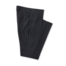 에스티코 IMPORTED FABRIC 네이비 체크 슬림 수트