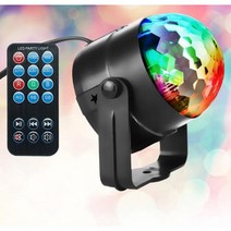 사운드판다 LED 미러볼 라이트, 혼합 색상, 2개