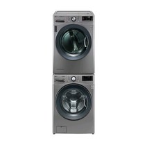 LG전자 세탁기 건조기 세트 F21VDU-6D 세탁 21kg + 건조 16kg 방문설치, F21VDU(세탁기), RH16VTD(건조기), 모던 스테인리스