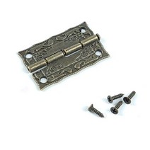 36mm 엔틱 소가구 문양 경첩_1p 장식장 미니 도어힌지