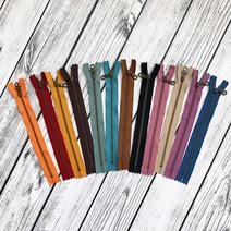 후야몰/YKK/청동/지퍼/둥근고리3호-10cm/퀼트/홈패션/의류부자재/프랑스자수-당일발송, 청동10cm-오션블루