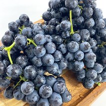 [팜쿡] 씨없는 고당도 세이블 블랙 포도 2kg, 상세 설명 참조