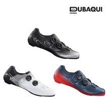 신형 시마노 RC7 로드 클릿슈즈 와이드 타입 SH-RC702 블랙 레드 화이트, 43