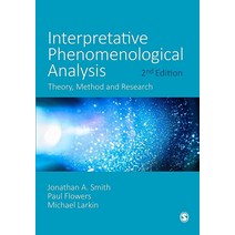 Interpretative Phenomenological Analysis: Theory Method and Research [Paperback]