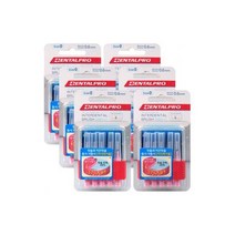치간칫솔 0호 10p 휴대용 6개덴탈프로, 덴탈프로 치간칫솔 0호 10p 휴대용 치간칫솔 6개