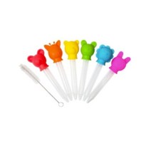 [단품] 동물시리즈 유아스포이드 6색 + 세척솔 + 화산모형 사은품