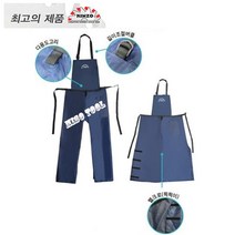 긴조 다목적 작업바지 앞치마겸용(곤색) KMA-12DB 생활방수 예초작업 벌목작업 길이조절 찍찍이, 1개