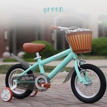 출퇴근자전거 로드자전거 입문 경량 12 14 16 18 Inch 3 5 8 세 미끄럼 방지 타이어 선물 Antis Bike Child, 04 18 inches, 02 green