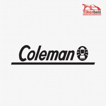 캠핑족 Coleman 카라반꾸미기 스티커 튜닝스티커 20대여성 레이튜닝용품 첫차꾸미기, 1개, 블랙 소형