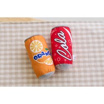 강아지 음료수 봉제인형장난감 콜라 환타 핫도그 1개