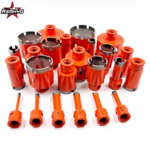 건식코어드릴 충전함마드릴 레벨기 대리석 오프너 소결 코어 비트 다이아몬드 구멍 톱 드릴 화강암 벽돌 타일 세라믹 콘크리트 돌 드릴링 도구, 19.5mm