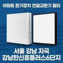 자곡 강남한신휴플러스6단지 아파트 환기시스템 전열교환기 필터 H13등급, 26평, 기본세트(헤파1+프리2)