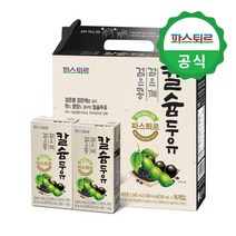 파스퇴르 검은콩 검은깨 칼슘두유 190ml, 96팩