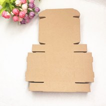 예단함 보약용돈 오프라벨 오동나무상자 우드도시락 원목선물상자 나무보석함 크라프트상자 꽃상자 20 pcs 자연 갈색 크래프트 종이 작은 선물 포장 상자 판지 판지 웨딩 파티 공급, 검은색, 18x11.5x3.5cm