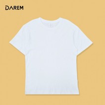 다름 도톰한 무지 반팔 티셔츠 / 코튼 남자 여름