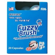 퍼지브러쉬 1회용 씹는 칫솔, 20개입, 9개