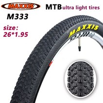 MTB 타이어 Maxxis-M333 페이스 산악 자전거 타이어 초경량 찌르기 방지 튜브리스 26/27.5/29 인치 x 1.95, 01 1pc 26x1.95