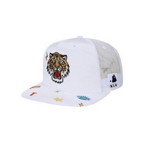 MLB 공용 타이거 패턴 매쉬 스냅백 32CPMG811-46W, F