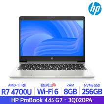 HP 프로북 445 G7-3Q020PA 노트북 (CTO 가능), 8GB, / SSD:B,256GB,256GB,256GB,256GB,256GB,512GB,256GB,256GB,256GB, 윈도우미탑재(프리도스)