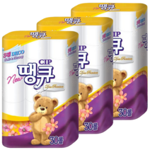(90롤) 땡큐 화장지 30롤 3팩, 30개입, 3개