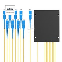 SC UPC Box 1X8 광섬유 분배기 PLC 안정성 커넥터 차동 와이어 하네스