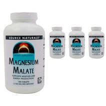 소스내츄럴스 마그네슘 말레이트 3750mg 타블렛, 180개입, 4개