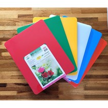 주방이모 업소용 대형도마 주문제작 위생 향균 식당 주방 칼라 특대 양면 도마, 노란색