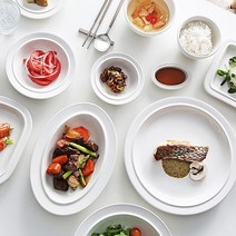 시라쿠스 메이플 2인 그릇세트, 정사각접시 소-레드
