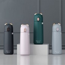푸코 스텐 보온보냉 원터치 텀블러 270ml 350ml 4color 보온병, 푸코 블랙