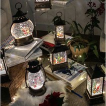 크리스마스 LED 오르골 - 무드등 스노우볼 워터볼 블루투스 스피커 랜턴 선물, F_기프트백, 산타패밀리