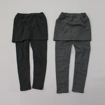 수마토스 주니어 아동 무지치마 기모레깅스